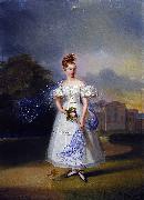Francis Grant when a girl oil painting reproduction
